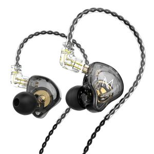 KZ EDX In-Ear Earphones, Dynamic HIFI DJ Monitor Earbuds with Noise Cancelling, Sport Headset for KZ ZSTX ZSN PRO M10 TA1 ST1