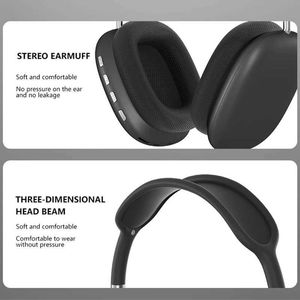Écouteurs d'écouteurs Nouveaux écouteurs Bluetooth sans fil P9 Pro Max Wireless Bluetooth Annulation du microphone Pod Sports Gaming Elecphones S24514 {Catégorie}