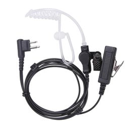 Hoofdtelefoon Oortelefoons Pin Beveiligingsmiddel Headset MIC Covert Acoustic Tube Oort voor Motorola Two Way Radios Walkie TalkieheadPhones Head