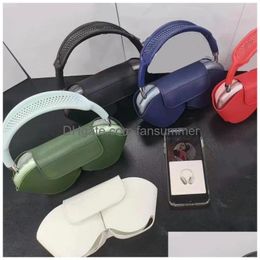 Koptelefoon Koptelefoon Items aanbevelen voor Bluetooth Draadloze Pu-headset Beschermhoes Drop Delivery Electronics Dhg6Y