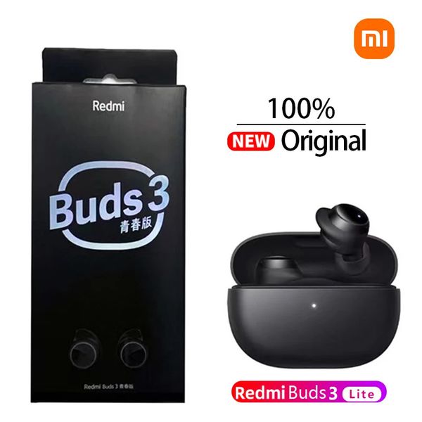 Auriculares Auriculares Redmi buds 3 Lite TWS Bluetooth 52 Auriculares Auriculares IP54 18 horas de duración de la batería Mi Ture Auriculares inalámbricos Edición juvenil 231030