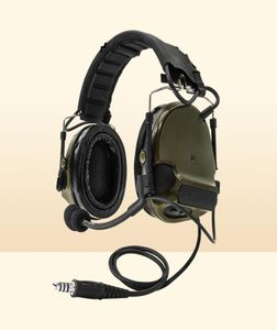 Écouteurs d'écouteurs tac-sky comtac bandeau de bande détachable oreillettes en silicone réduction du bruit casque tactique comtac iii 2211016518242