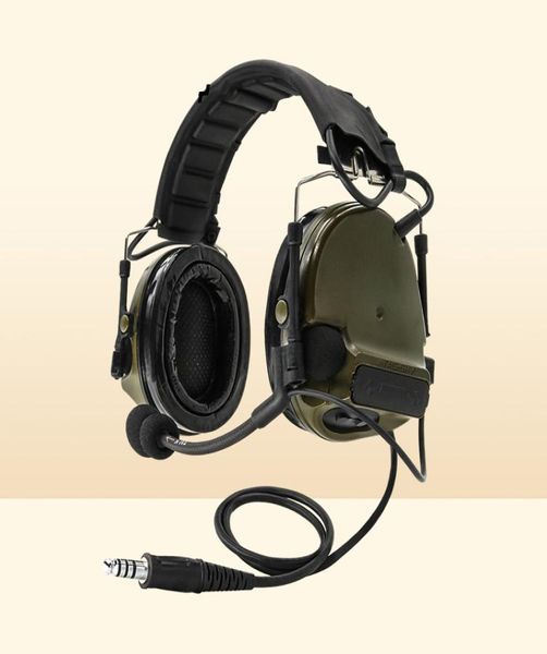 Auriculares Auriculares Tac-Sky Comtac Diadema desmontable ARARNOS DE Silicona Auriculares tácticos tácticos COMTAC III 2211019901398