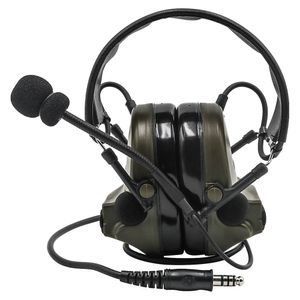 Hoofdtelefoons oortelefoons TCIEadset Tactische headset Comtac II Airsoft Militaire headset Lawaai reductie Hoofdtelefoon Jacht Hoorbescherming Earmuffs 221101