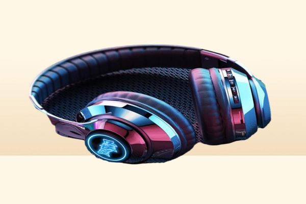 Écouteurs écouteurs de casque sans fil Fone Bluetooth Bluetooth Gamer HiFi STÉRÉO LED GLOW MUSIQUE PLONDING FONOS avec micro285043