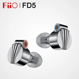 Écouteurs FIIO FD5 Beryllium Dynamic Dynamic moniteurs moniteurs avec 2,5 / 3,5 / 4,4 mm tubes de son interchangeables et prise audio MMCX