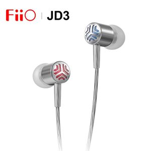 Auriculares FiiO JadeAudio JD3 Controlador dinámico InEar Auriculares IEM HiFi Audio Música Auriculares Bajos con micrófono HD Carcasa de acero inoxidable