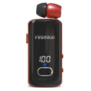 Hoofdtelefoon Fineblue F580 Lavalier draadloze hoofdtelefoon Bluetooth 5.3 hoofdtelefoon met microfoon Vermogensdisplay Oordopjes Ruisinterferentievrij