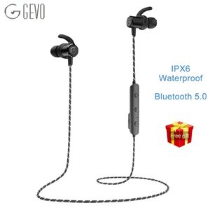 Écouteurs GEVO GV18BT écouteur sans fil Bluetooth Sport écouteurs avec Microphone écouteurs magnétiques IPX6 casque étanche pour téléphone