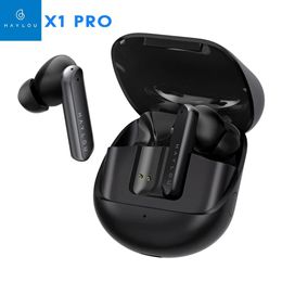 HAYLOU X1 Pro True Wireless Earbuds ANC Bluetooth 5.2 Casque AAC HD Codec Écouteurs sans fil avec suppression du bruit du micro