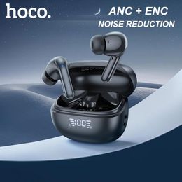 Kopfhörer HOCO EQ5 ANC + ENC Bluetooth 5.3 Drahtlose Kopfhörer Aktive Geräuschunterdrückung Hifi Stereo Sound Dual Mikrofon Musik Sport Ohrhörer