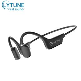 Écouteurs IP67 écouteurs à Conduction osseuse Fone Bluetooth 5.0 casque de Sport sans fil casque stéréo HIFI mains libres pour la course A5