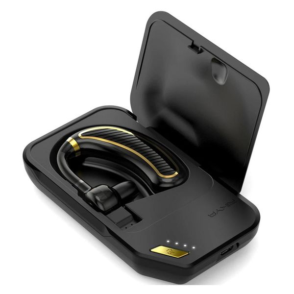 Casque K21 Casque sans fil Bluetooth Casque Crochets d'oreille Sport Écouteur pour téléphone Mains libres Casque avec chargeur Boîte Contrôle du volume