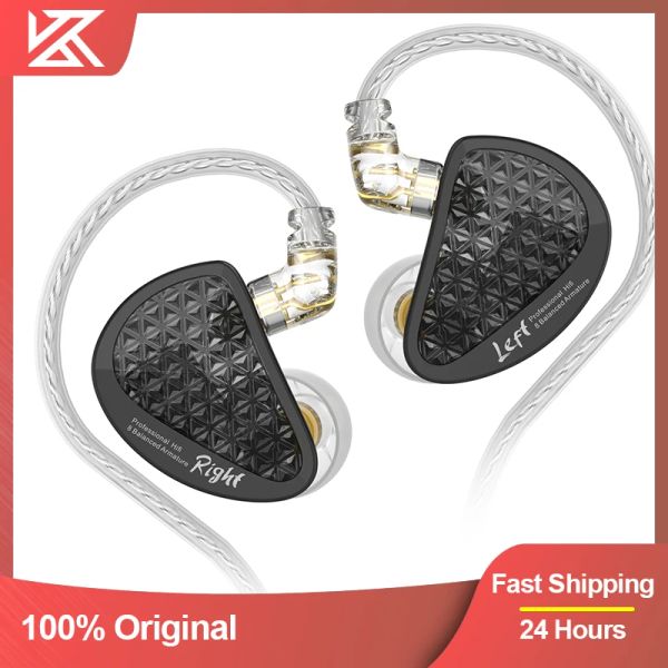 Écouteurs KZ AS16 Pro dans l'oreille écouteurs filaires 16BA Armature équilibrée HIFI basse moniteur casque antibruit écouteurs Sport casque