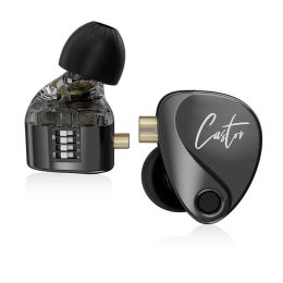 Koptelefoon KZ Castor in-ear-oortelefoon 2 Dynamische high-end afstembare bas HiFi-oortelefoonmonitor Koptelefoon Annulerende oordopjes Sportmuziek-headset