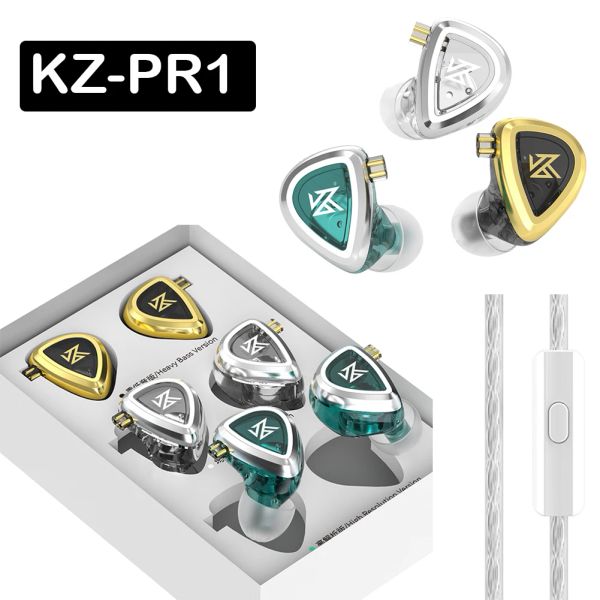 Auriculares KZ EDA Auriculares con cable equilibrados Auriculares deportivos intrauditivos Auriculares metálicos con bajos de alta fidelidad Auriculares para juegos con cancelación de ruido PK EDX ZSN Pro ESX