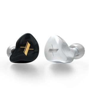 Hoofdtelefoon KZ EDX 1DD 10 mm composiet magnetische dynamische driver HiFi in-ear oortelefoon IEM met afneembare 0,75 mm 2-pins kabel