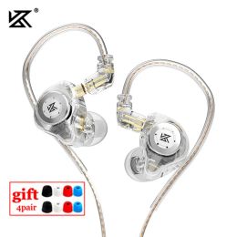 Écouteurs KZ Edx Pro 10 mm Double circuit magnétique Dynamic Elecphone HiFi Bass Earbud Sport Noise Anceling Headset KZ Edxpro ZST ES4