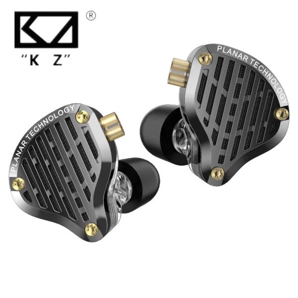 Casque KZ PR3 dans l'oreille 13.2MM pilote planaire filaire écouteurs musique casque HiFi basse moniteur écouteurs Sport casque