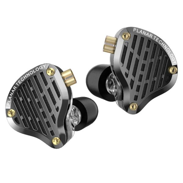 Écouteurs KZ PR3 dans les écouteurs d'oreille Hifi Bass Monitor Écouteurs 13,2 mm Conducteur Planaire Wired Sport DJ Pr1 Pro Zas Zar Zat Edxpro Zsnprox