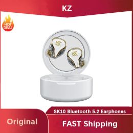 Écouteurs KZ SK10 Bluetooth 5.2 Écouteurs TWS Hybrid Headset 1ba + 1DD HIFI GAME CONTRÔLE CONTRÔLE ANNULLISATION COACHONS SKS Z3 S2 Z1 SA08