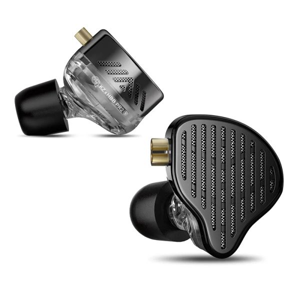 Écouteurs KZ x HBB PR2 Écouteurs en métal intérieur Conducteur magnétique planaire IEM HiFi Coffre-écouteur MONITEUR EARBUDS SPORT BASS