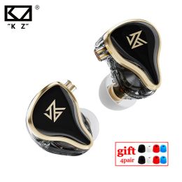 Casque KZ ZAS 16 unités lecteur hybride écouteurs 7BA 1DD PCB carte croisée métal HIFI casque musique Sport KZ ZAX ZSX ZS10 PRO AS16 AST