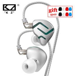 Headphones KZ Zes Electrostatic and Dynamic Drive Elecphones Hybrid Drive Hifi Sport Game Headsets Micphones Earphones KZ Edx Zsn Zex Pro