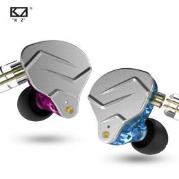 Écouteurs KZ ZSN Pro 1BA + 1DD technologie hybride HIFI basse écouteurs métal dans l'oreille écouteurs Bluetooth casque Sport casque antibruit