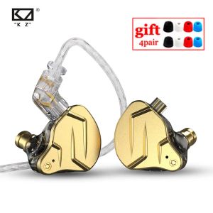 Casque KZ ZSN PRO X 1DD + 1BA hybride dans l'oreille écouteur HIFI DJ Monito course Sport métal écouteurs KZ EDX ZAX ZSTX ZSX ZS10 PRO ZSNPRO CA16