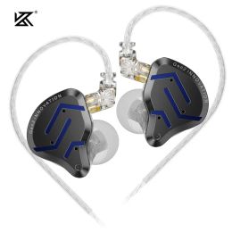 Casque KZ ZSNPro 2 ZSN PRO 2 Hybrid Drive 1BA + 1DD dans l'oreille écouteurs en métal HIFI basse casque Sport suppression de bruit casque EDXPRO ZSTX