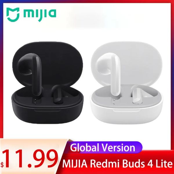 Auriculares MIJIA Xiaomi Redmi Buds 4 Lite TWS Versión global Bluetooth 5.3 Auriculares Mi True Wireless Auriculares Edición juvenil IP54