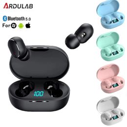 Écouteurs Nouveau E7S 9D Stero casque sans fil IPX4 étanche 5.0 Bluetooth écouteurs bouchons d'oreilles pas de retard auriculaire TWS micro avec étui de chargement