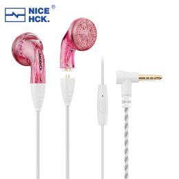 Écouteurs Nicehck ydx UV Surface Earbud 14,8 mm Pet Driver Game Meeting Music Earphone Hifi Monitor Inear Monitor Câble détachable Câble détachable