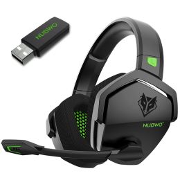 Koptelefoon NUBWO G06 Draadloze gaming-headset voor PS5 PS4 PC Laptop Over-ear-koptelefoon met microfoon 2.4G BT Draadloze / bekabelde headsets voor games