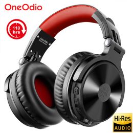 Oneodio 110h Casque sans fil Bluetooth 5.2 + Casque de jeu filaire 2 en 1 avec microphone pour PC PS4 Centre d'appels Bureau Skype