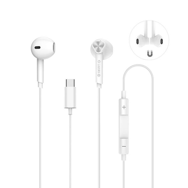 Auriculares Glazata originales con cable, auriculares con conector tipo C y micrófono, auriculares estéreo para Samsung/Google/Xiaomi/Huawei/Ipad/Sony