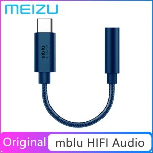 Hoofdtelefoon Originele Meizu Mblu Hifi -oortelefoonversterker Audio Hifi Lossless DAC Typec tot 3,5 mm Audio -adapter CX31993