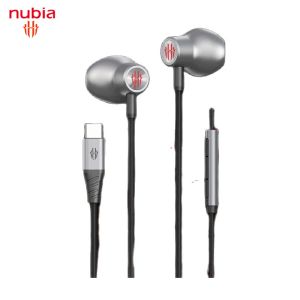 Écouteurs originaux Nubia RedMagic Gaming écouteur TypeC écouteurs HiFi écouteur avec micro casque pour RedMagic 5G nouveauté