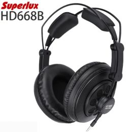 Koptelefoon Originele Superlux HD668B Professionele SemiOpen Studio Standaard Dynamische Koptelefoon Monitoring Voor Muziek Afneembare Audiokabel