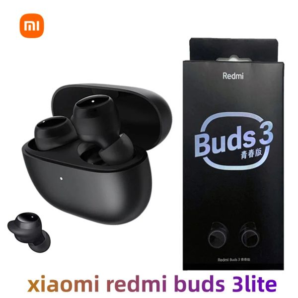 Écouteurs d'origine Xiaomi Redmi Buds 3 Lite TWS Bluetooth 5.2 écouteur IP54 18h casque casque Ture écouteurs sans fil 3 édition jeunesse