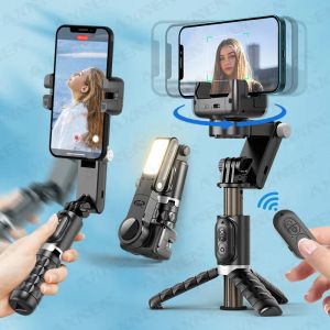 Hoofdtelefoon Q18 Desktop Gimbal Stabilizer met Smart Tracking Mode, Selfie Stick Tripod met afstandsbediening voor iPhone -mobiele telefoon smartphone