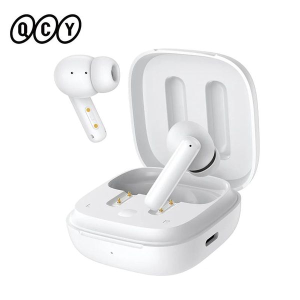 Auriculares QCY T13 ANC Auriculares Bluetooth 5.3 Cancelación activa de ruido 28dB Auriculares inalámbricos Auriculares deportivos 30H Tiempo de reproducción 68ms Baja latencia