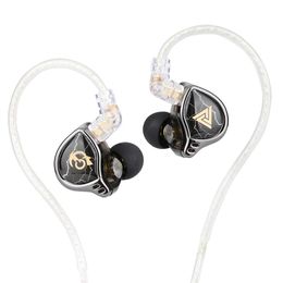 Qkz X Hbb – écouteurs intra-auriculaires Hifi à diaphragme revêtu de titane, 10mm, cavité semi-ouverte, plaque frontale en alliage d'aluminium CNC