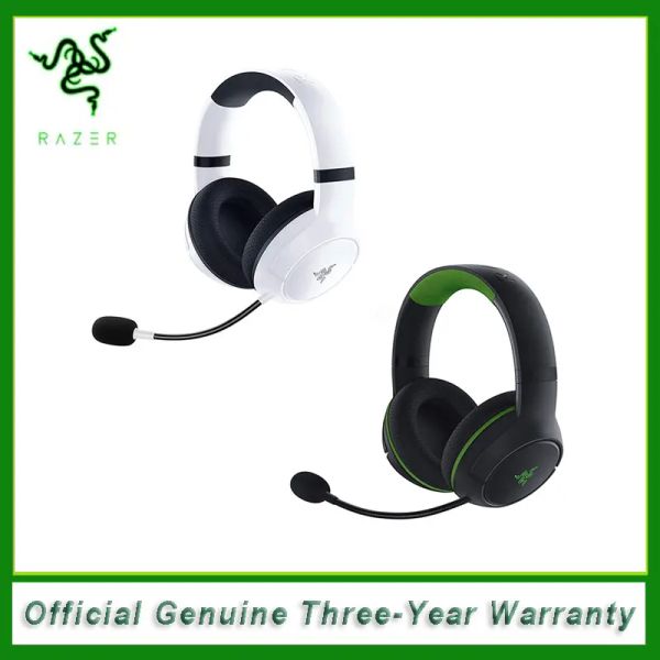 Écouteurs Razer Kaira Wireless Gaming Headphones pour Xbox Series X, Triforce Titanium 50mm Drivers, HyperClear Cardiod Mic, Windows Sonic