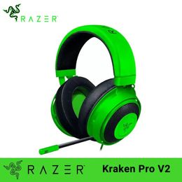 Casque Razer Kraken Pro V2 casque de jeu casque filaire casque Microphone 7.0 son Surround pour Xbox One PS4 Gamer écouteur