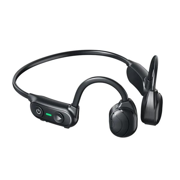Remax RBS33 Casque sans fil à conduction osseuse Écouteurs stéréo Bluetooth 5.0 à faible latence avec micro Casque de sport étanche
