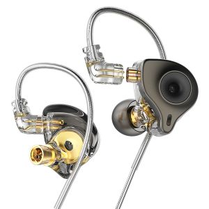 Écouteurs Sgor Adonis 1DD + 1BA Hybrid Technology Écouteurs dans le moniteur d'oreille Hifi Super Bass Earbuds High Sound Quality Music Headphones Spor