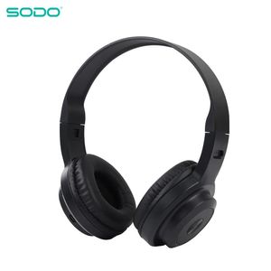 SODO SD704 Casque Bluetooth OverEar 3 Modes EQ Casque sans fil Bluetooth 5.1 Casque stéréo avec prise en charge micro Carte TF