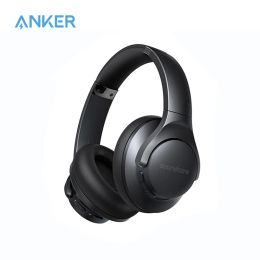 Koptelefoon Soundcore van Anker Life Q20+ Actieve ruisonderdrukkende draadloze Bluetooth-hoofdtelefoon, 40 uur speeltijd, HiRes Audio, Soundcore-app